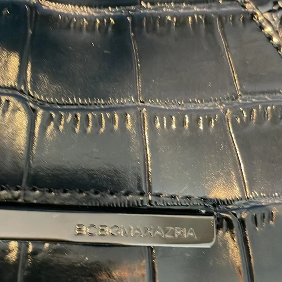 BCBG Deep Navy “Harlow” Envelope Clutch.  Tags attached. - Picture 3 of 9